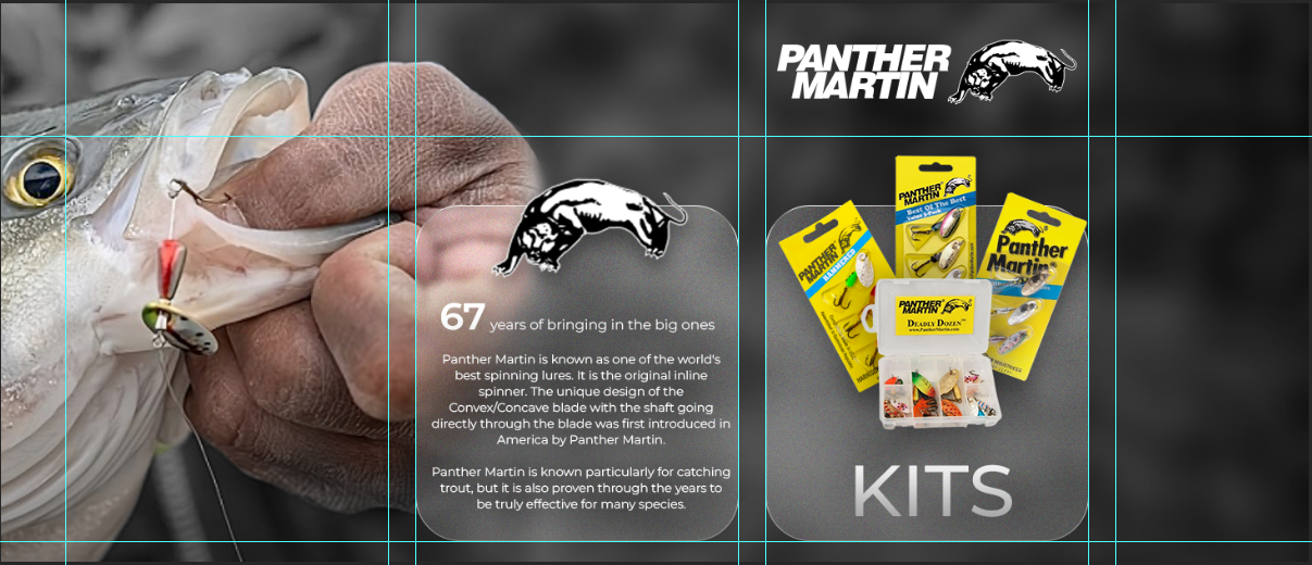 glass effect background for Amazon Brand Story