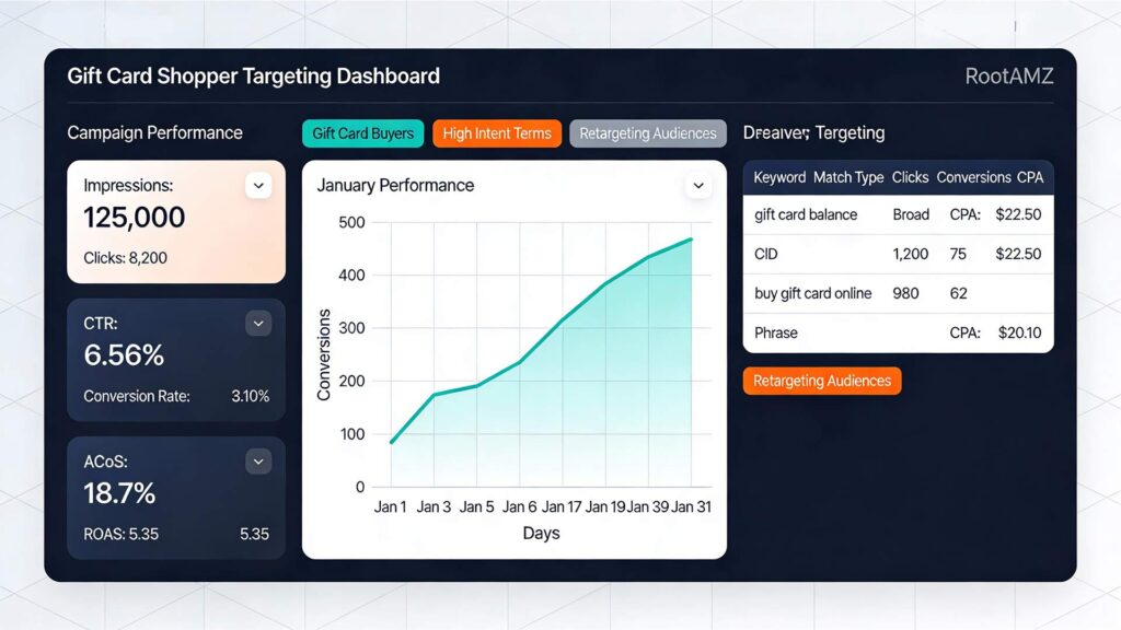 RootAMZ post-holiday Amazon sales strategy cycle showing inventory optimization, customer retention & Q1 preparation for sustained momentum
