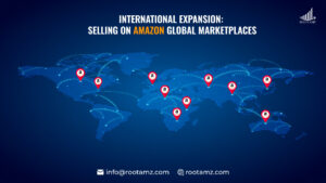 Amazon global marketplaces map showing international expansion opportunities for sellers across USA, UK, Europe, Middle East & Asia
