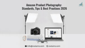 Amazon product photography main image standards 2026 showing correct & incorrect examples with white background, resolution & framing guidelines